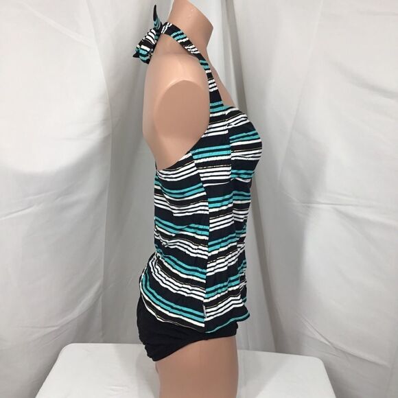 Captiva Escape Belted Hipster Tankini Swimsuit (E) - Picture 4 of 8